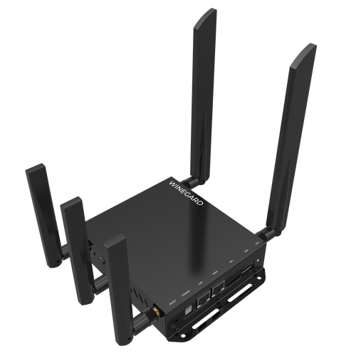 Basestation 4G top down side angle view