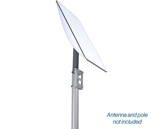 Universal Antenna Mount Adapter with Starlink Attached