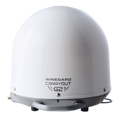 Carryout G2+ Automatic Portable Satellite TV Antenna - White