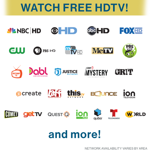 YA-7000 VHF-Hi/UHF Yagi Antenna - Watch free HDTV