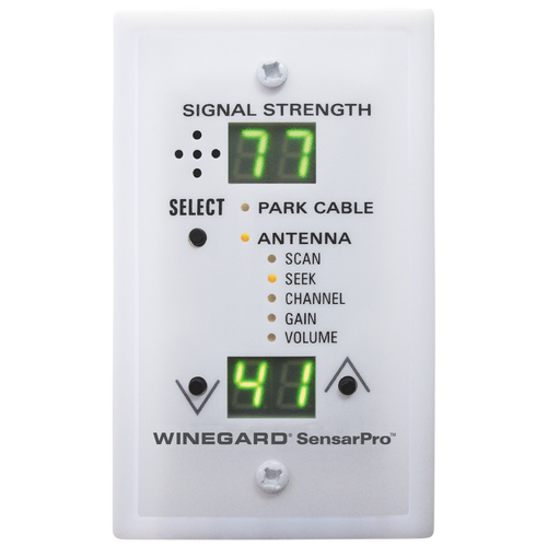 SensarPro TV Signal Meter - White