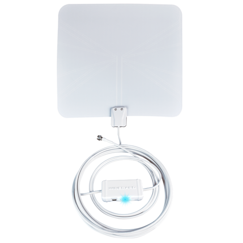 FlatWave Amped Pro Smart Amplified Indoor HDTV Antenna - White side