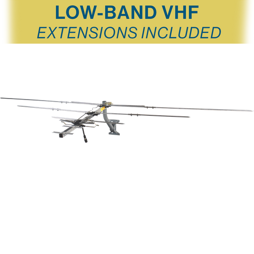 YA7000C VHF-Lo/VHF-Hi/UHF Yagi Antenna - Includes VHF elements for low band VHF